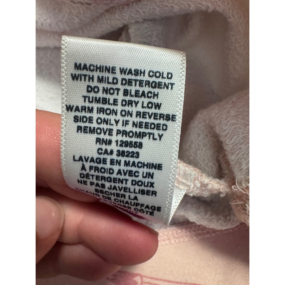 Sol Angeles x Anthropologie Womens Peach Skier Print Sweatshirt XS Pink Pullover - Picture 6 of 9